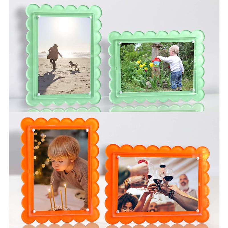 Acrylic Scallop Picture Frame